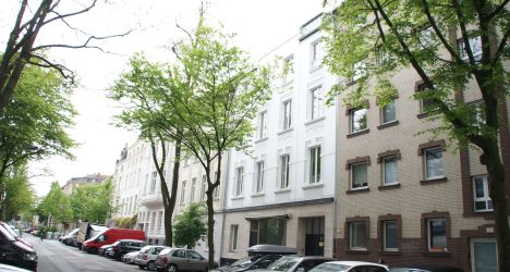 Fassadensanierung in Düsseldorf Flingern Nord durch Maler Tensi